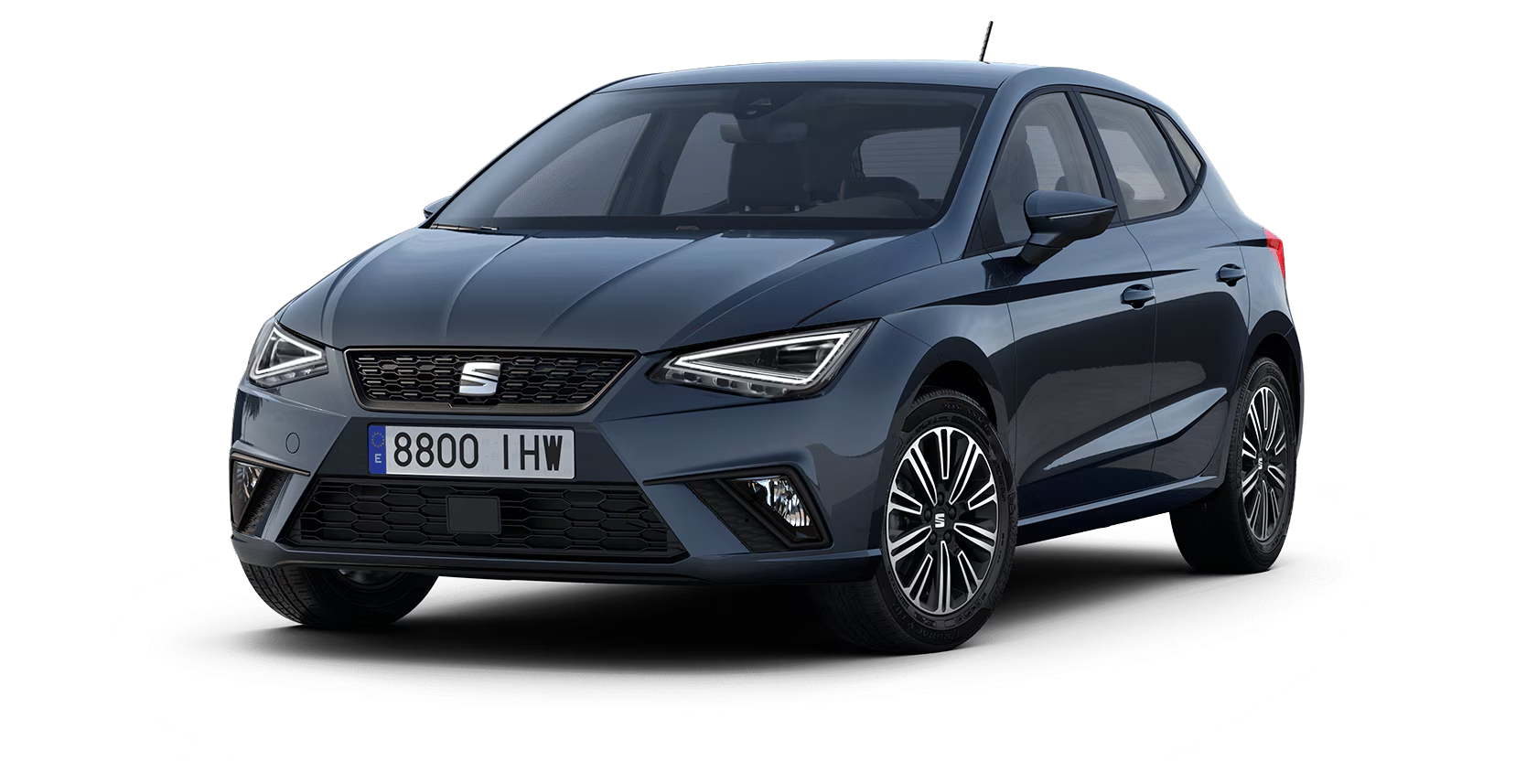 seat ibiza copa bleu gris magnétique